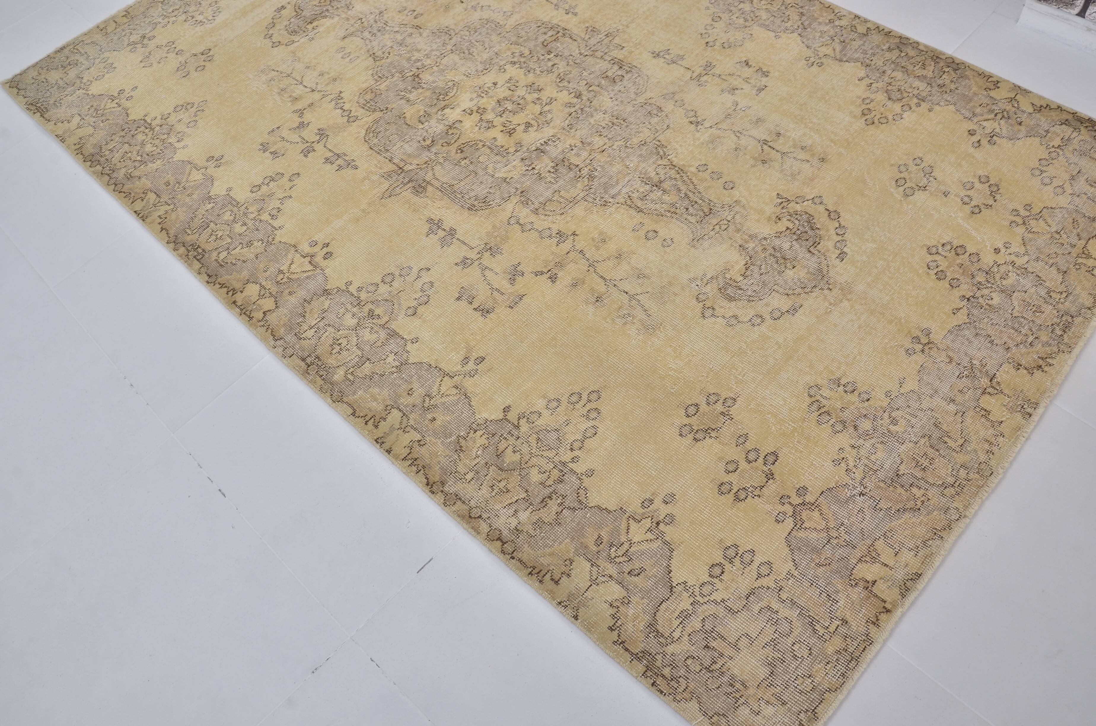 Vintage Oushak Beige Rug sku 2251