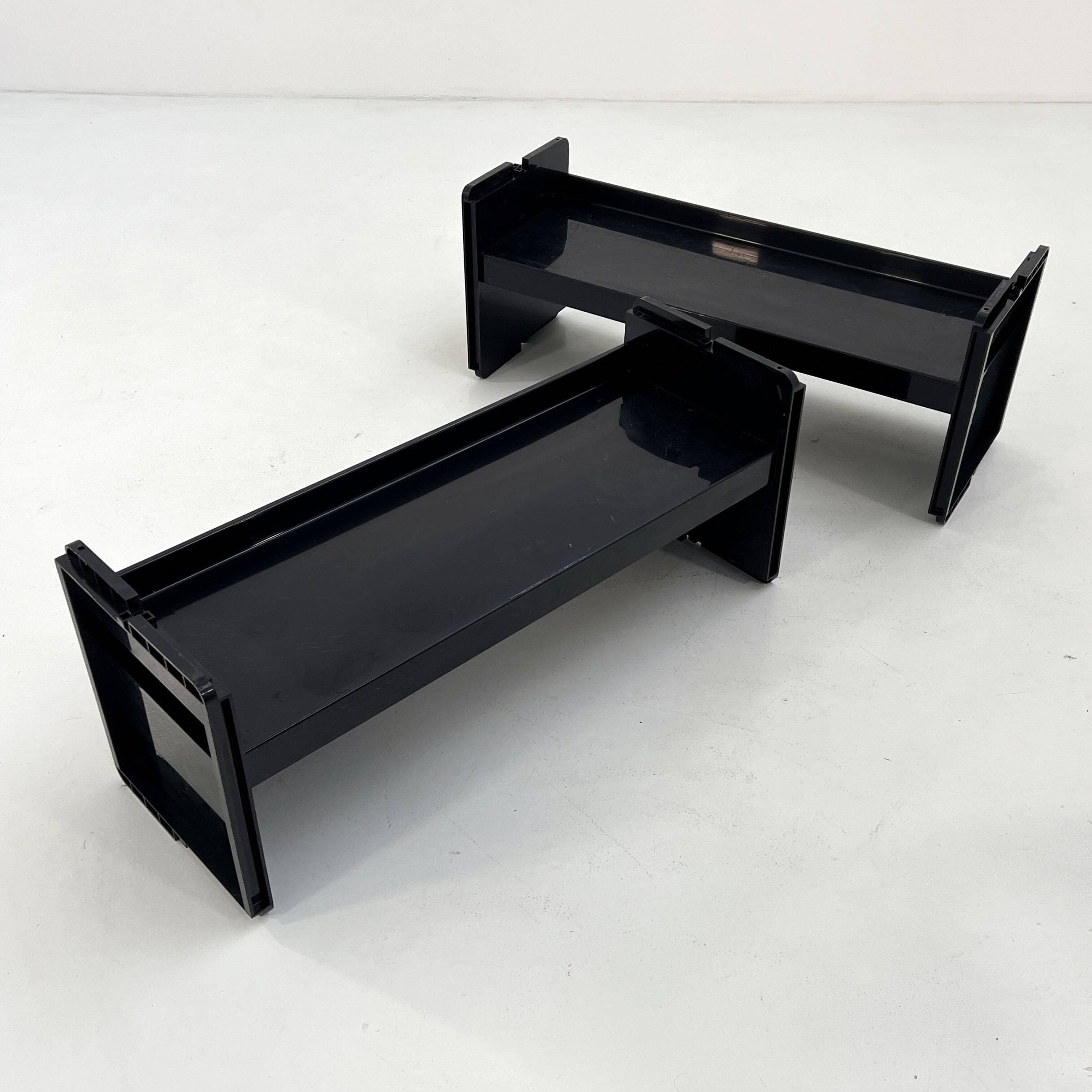 Modular black Jeep shelf by De Pas, D'Urbino & Lomazzi for BBB, 1970