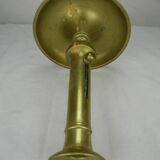 ancien chandelier bougeoir laiton déco vintage brass candlestick