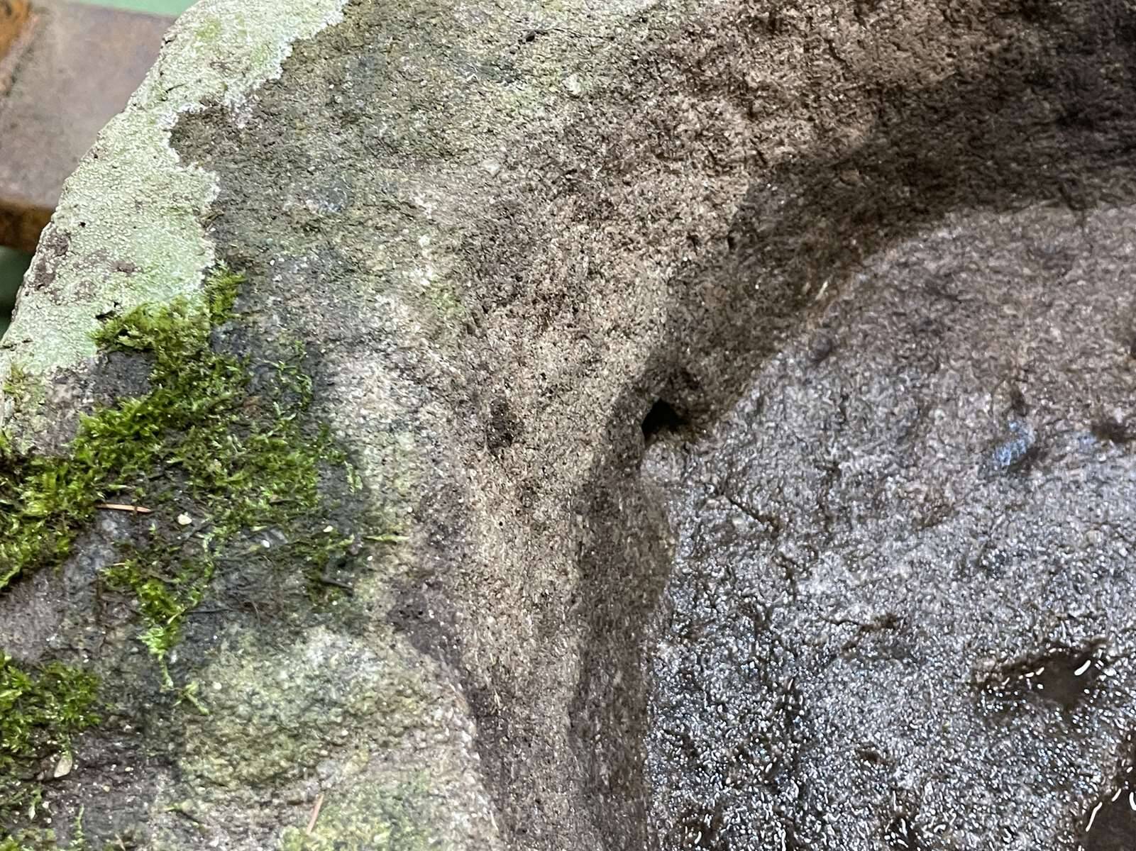 19th century granite trough in round shape - Ref J1-45