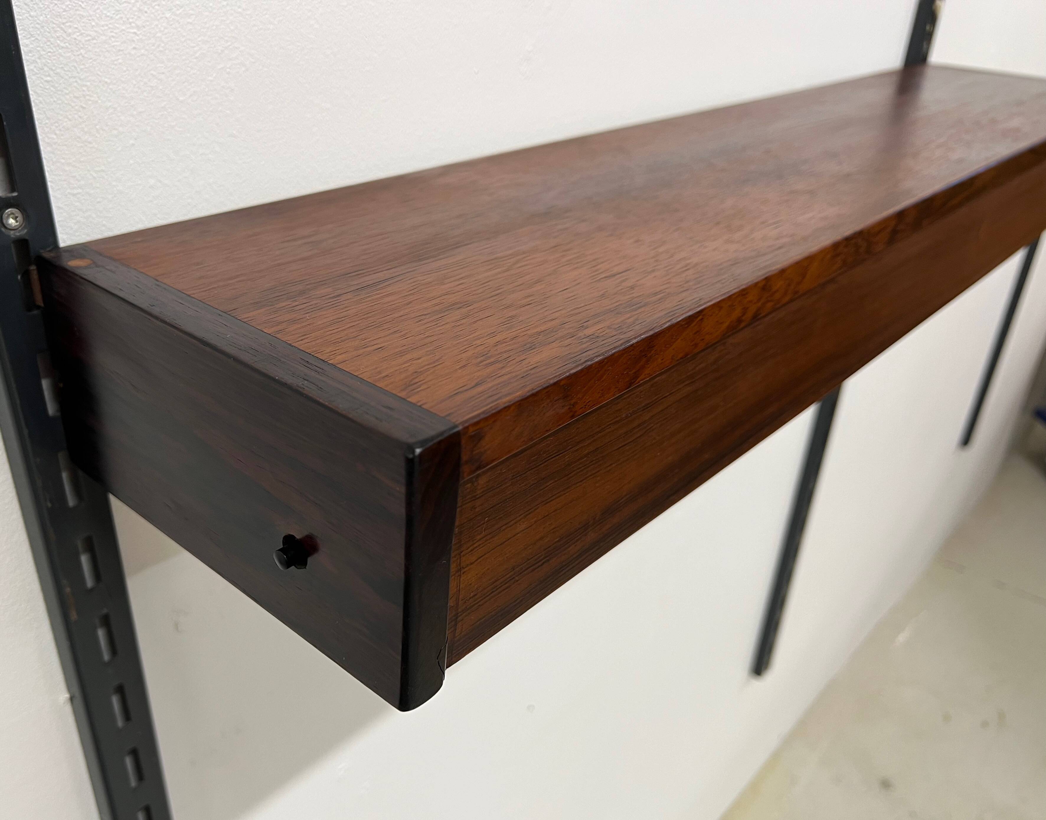 Rosewood Light Unit by Kai Kristiansen for Modular FM System