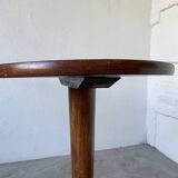 Pair of art deco oak side tables