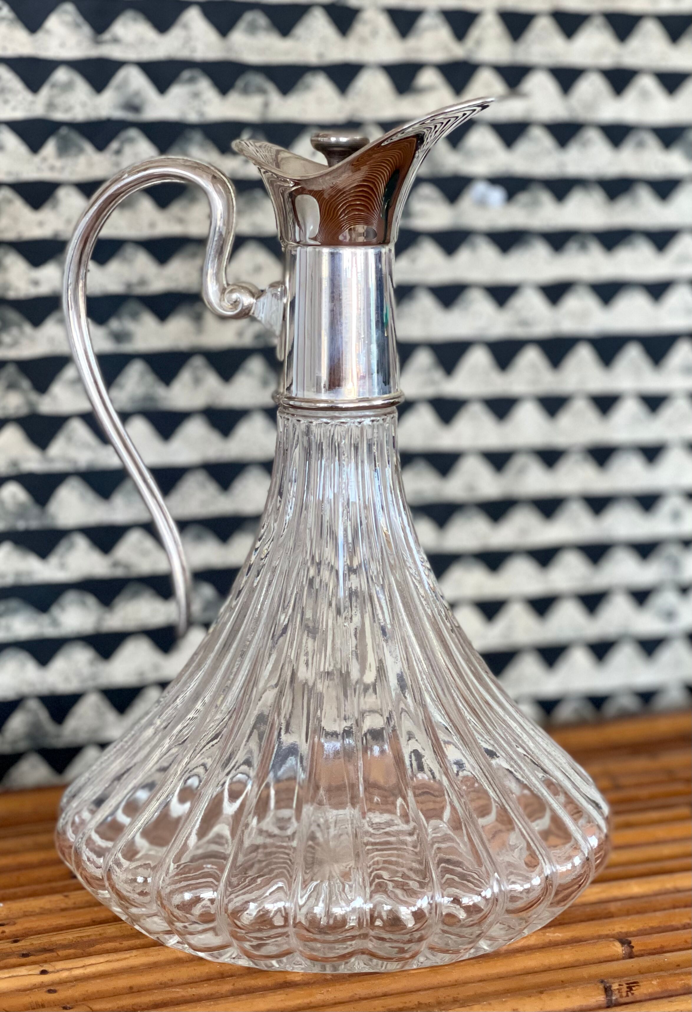 Antique glass decanter