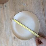 Assiettes à dessert en grès