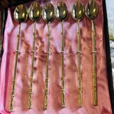 Box with gold-plated Mazagran spoons