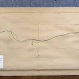 Old tapestry in the spirit of J. Lurcat, signed Goupil circa 1960