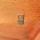 Scandinavian leather rest chair, Mobler Get, vintage