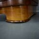Art Deco bedside tables from the 1930s in walnut finish, Czechoslovakia.