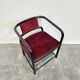 Fauteuil en velours des années 80