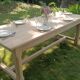 Renovated solid oak farmhouse table