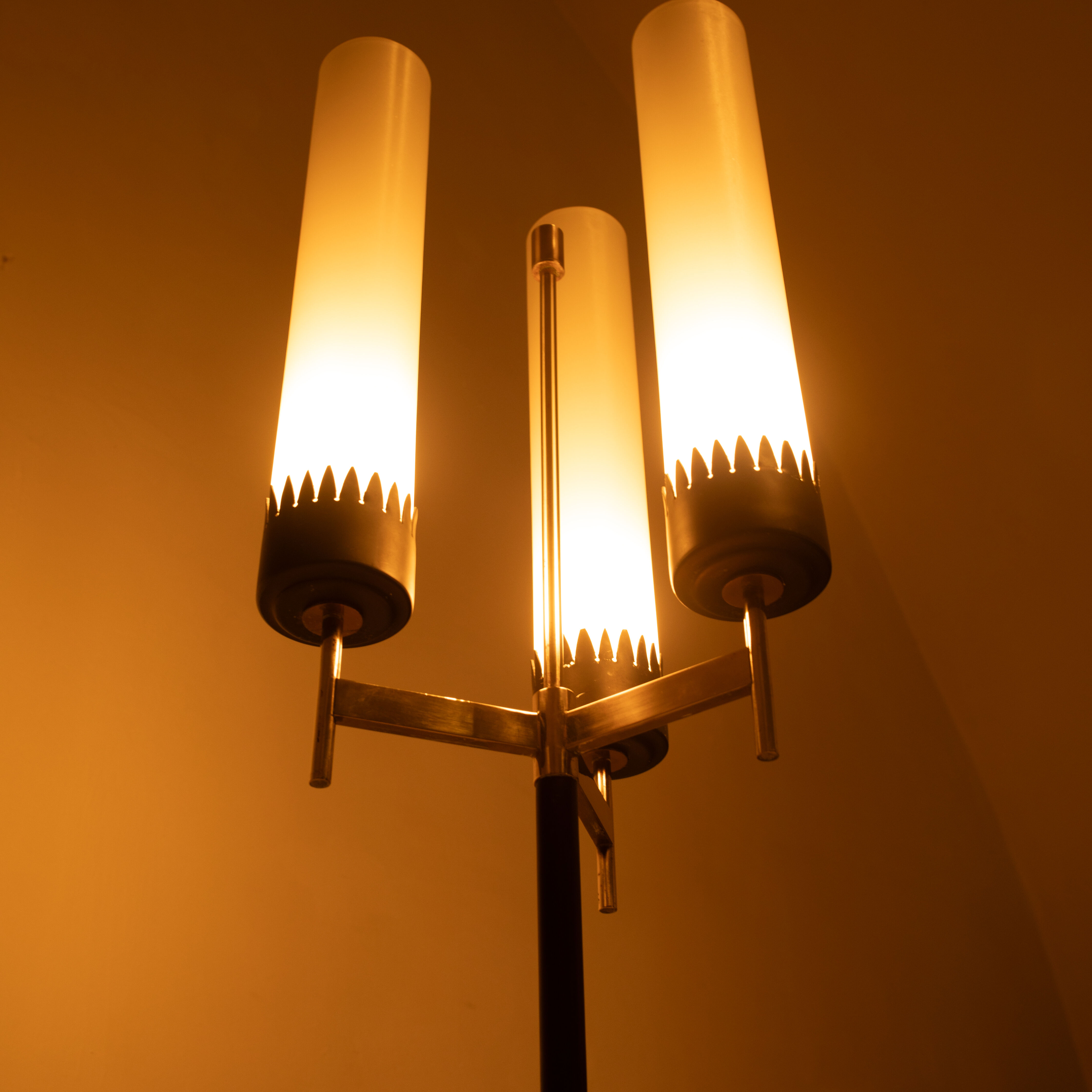 Three-Arm Floor Lamp by Stilnovo, 1950s