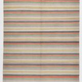 Turkish Soft Pastel Handmade Wool Kilim Rug, 167x298Cm