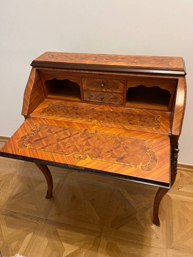 Rosewood marquetry secretary