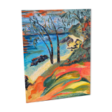 Exotic landscape signed