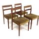 Set of 4 rosewood chairs "Garmi", Troeds, Sweden, 1960