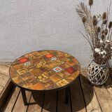 Ceramic coffee table by Jean Gregorieff