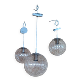 Bubbled glass globe pendant light. RAAK Amsterdam