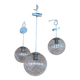 Bubbled glass globe pendant light. RAAK Amsterdam