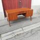 Vintage desk 2 doors 1 drawer compass feet