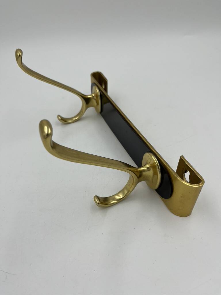 Brass coat rack