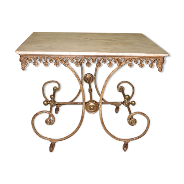 Table de boucher XIXème