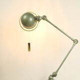 Table lamp jielde 2 arms on wooden base