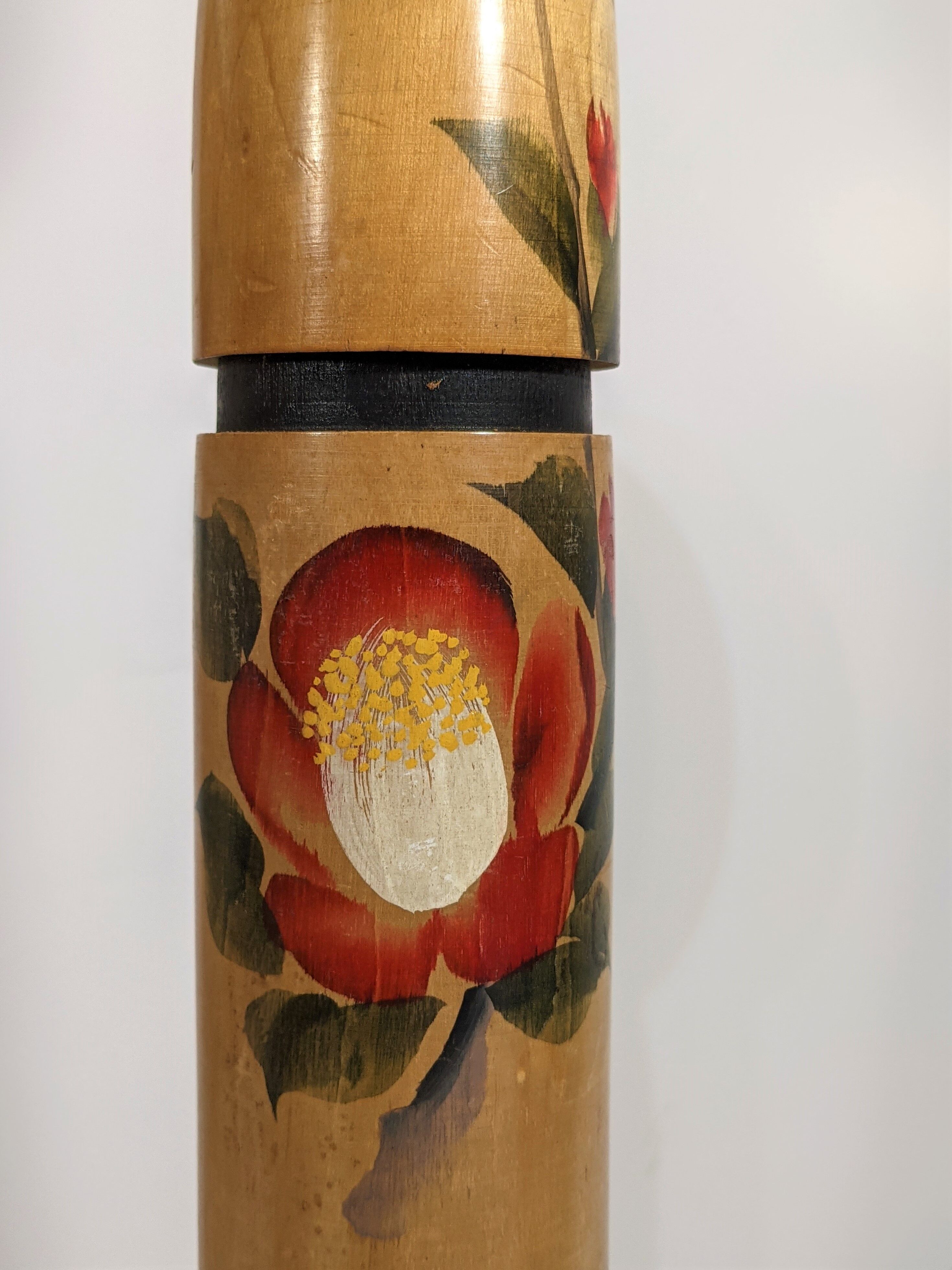 Kokeshi doll by Mrs. Sato Kozon vintage Japan 1960-70