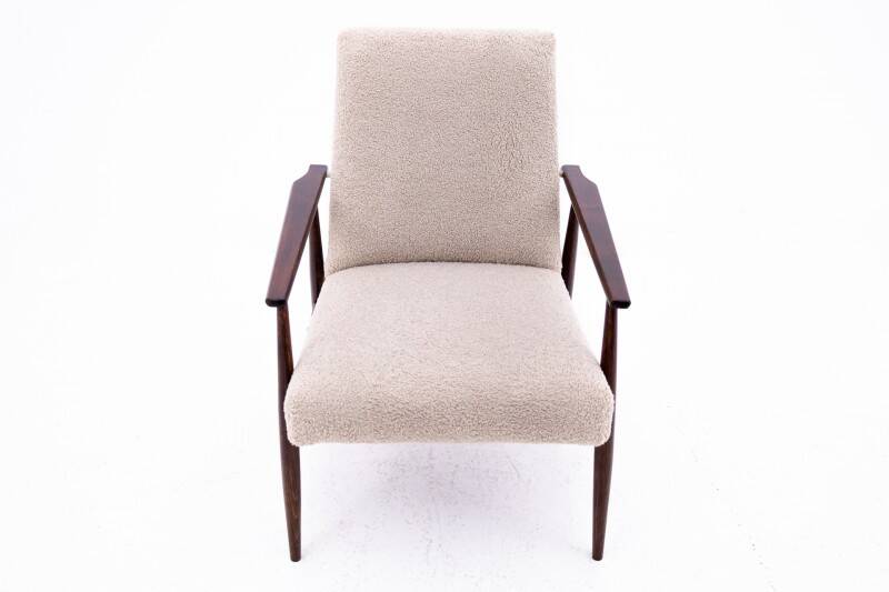 Armchair, model 300-190, designed by H. Lis, Poland, 1960s. After renovation.