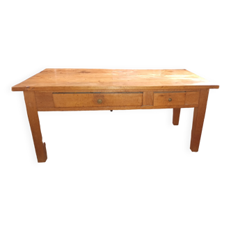 Wooden living room coffee table