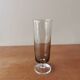 Vintage smoked glass champagne flutes