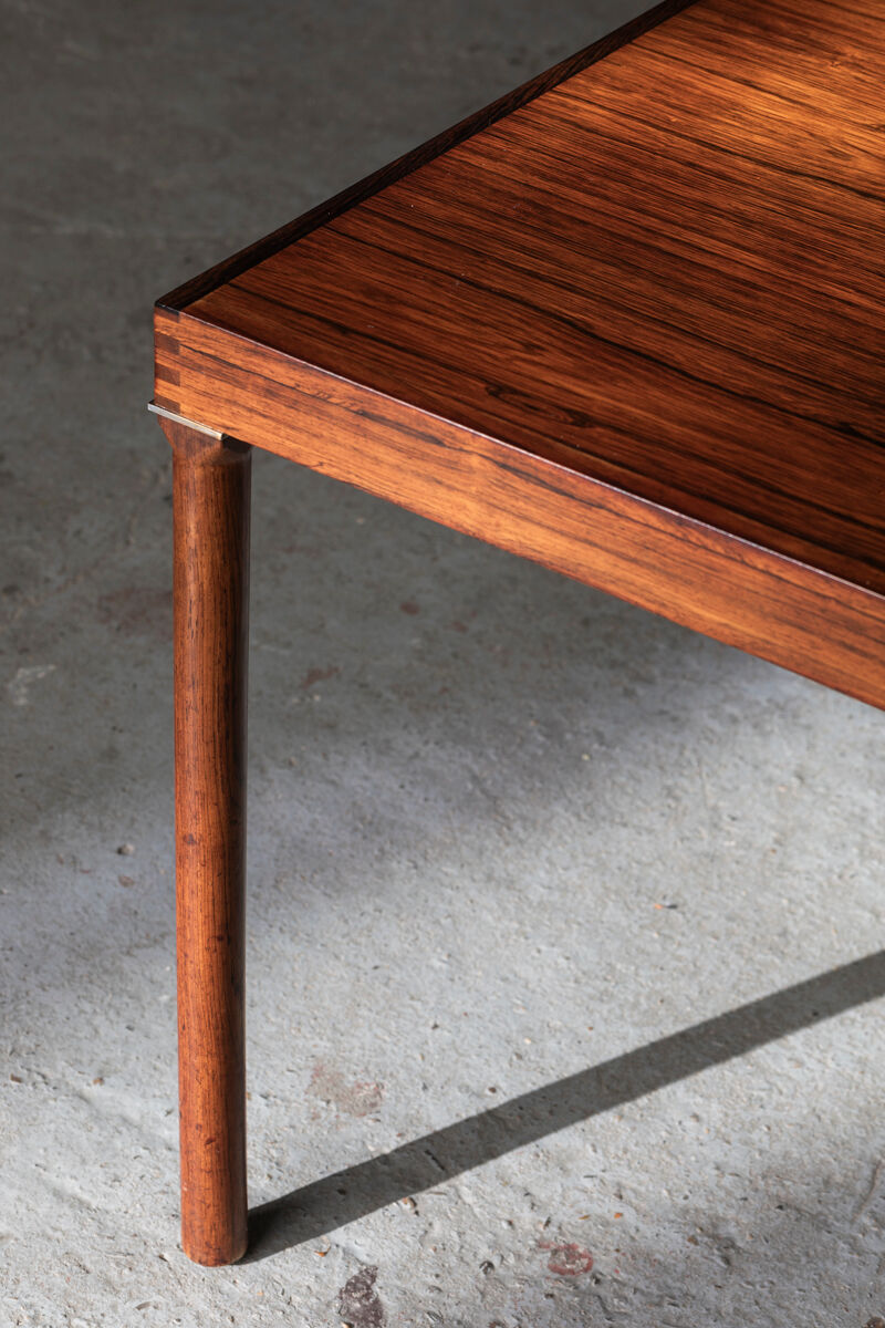 Extendable dining table in rosewood by Inger Klingenberg for Fristho, Dutch design, 1960s