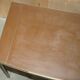 Modern mid-century writing desk signed Cartier in bronze and leather.