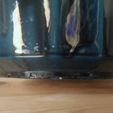 Iridescent Art Deco earthenware planter