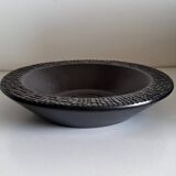 Vintage ceramic - "Granite" series Upsala-Ekeby 1959 - Gray bowl with relief decoration