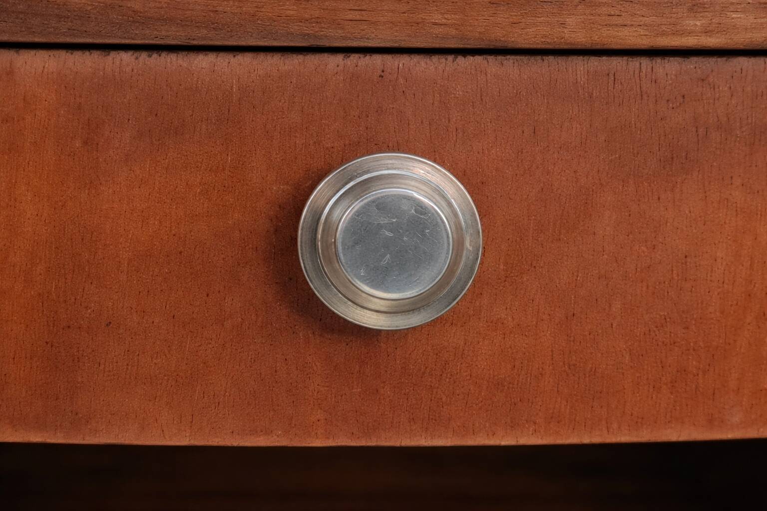 Art Deco side table in wood and marble – 1930s – bedside table
