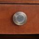 Art Deco side table in wood and marble – 1930s – bedside table