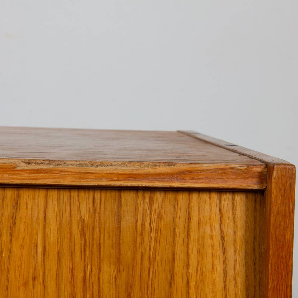 Oak chest of drawers, model U-452, by Jiroutek for Interier Praha, 1960