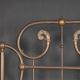 Antique 19thc victorian pair of brass coat stands c.1890