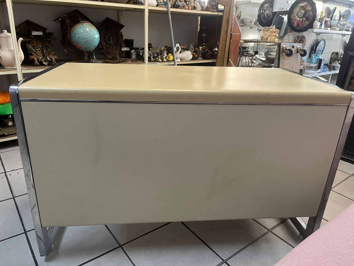 Vintage metal desk