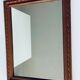 Antique mirror in carved wood and mercury 48x63cm