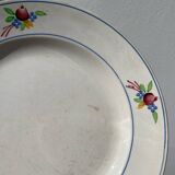 4 assiettes plates Gien floral