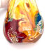 Murano Sommerso Vase OBALL Signed & Labeled 24k Gold H30cm 2.5kg New