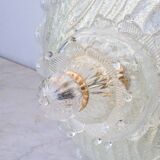 "The Crown" Charming Italian Murano Glass Ceiling Fixture, Murano, 1970