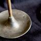 Pair of brass candle holders
