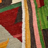 Tapis Kilim tribal tissé à la main 5x7, 155x232Cm