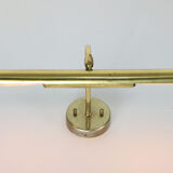 Vintage brass wall piano lamp