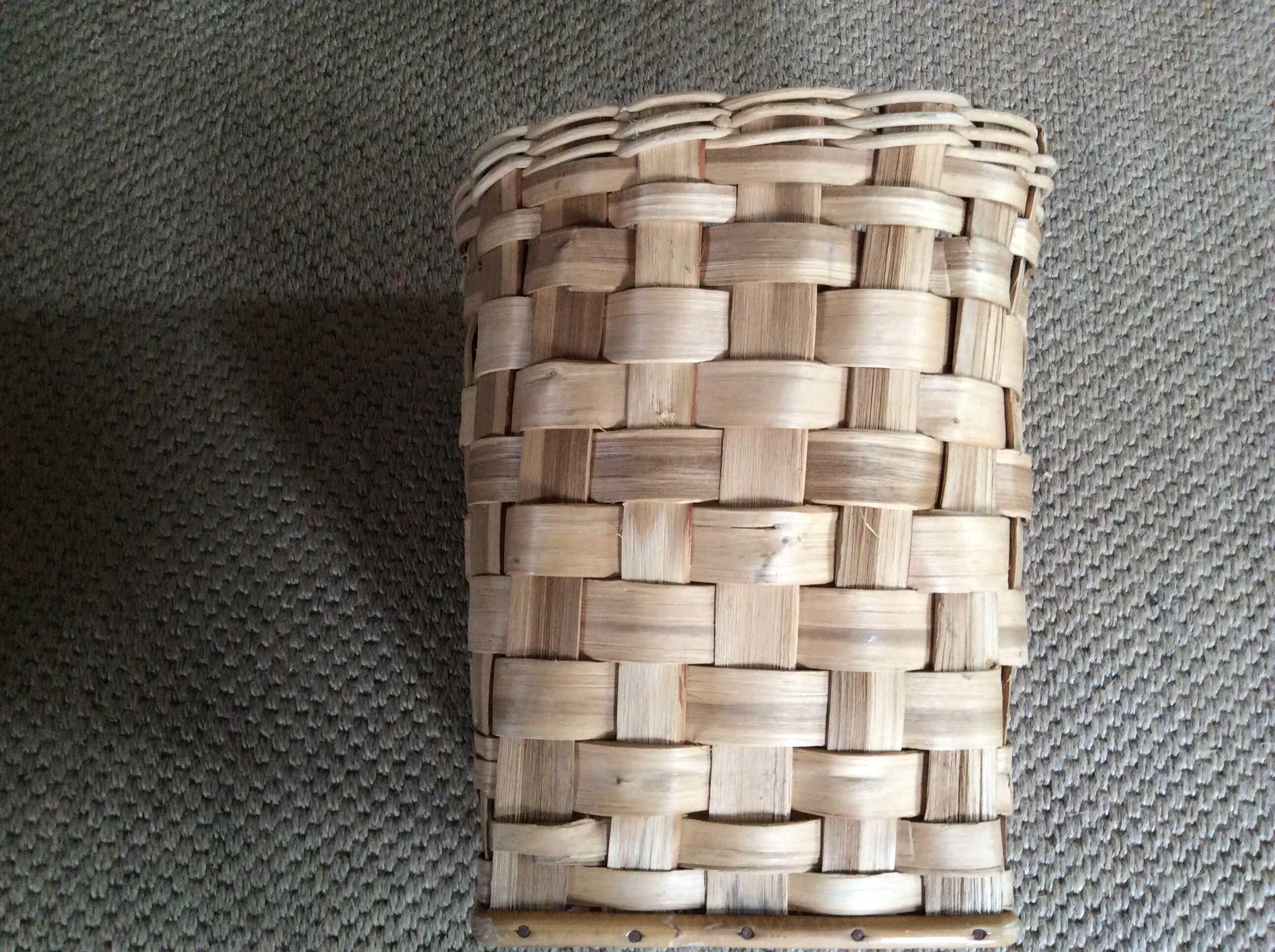 Chestnut basket braided