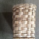 Chestnut basket braided