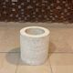 Table basse en travertin de P. A. Giusti et E. Di Rosa pour Up&Up, Italie