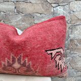 Magnifique coussin Kilim berbère vintage du Maroc